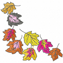 Leaves Embroidery Design 2